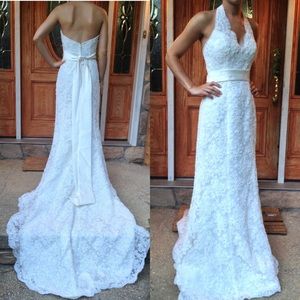 NWT Lace Wedding Dress David’s Bridal Sz 6